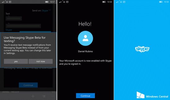 Приложения Messaging Skype Beta выпущено в свет  