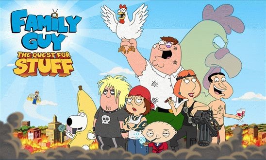 Family Guy: The Quest for Stuff – Гриффины на виндовс фоне