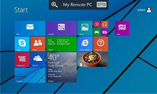 Microsoft Remote Desktop Preview управления компьютером с помощью Windows Phone 