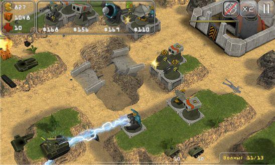 Total Defense 3D — здесь строят новые башни и ставят защиту для базы