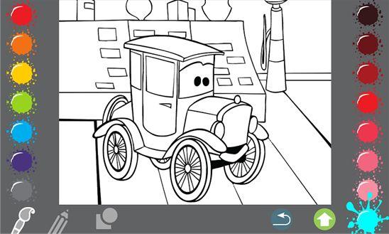Встречайте интересную раскраску по мотивам мультфильма «Тачки» - Cars Paint