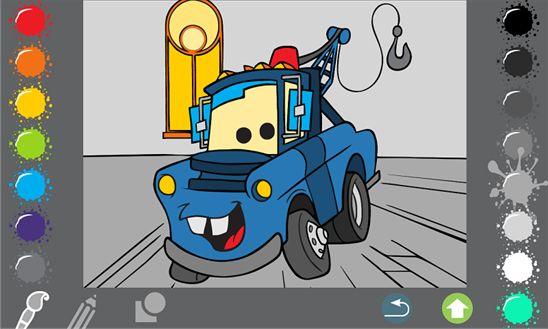 Встречайте интересную раскраску по мотивам мультфильма «Тачки» - Cars Paint